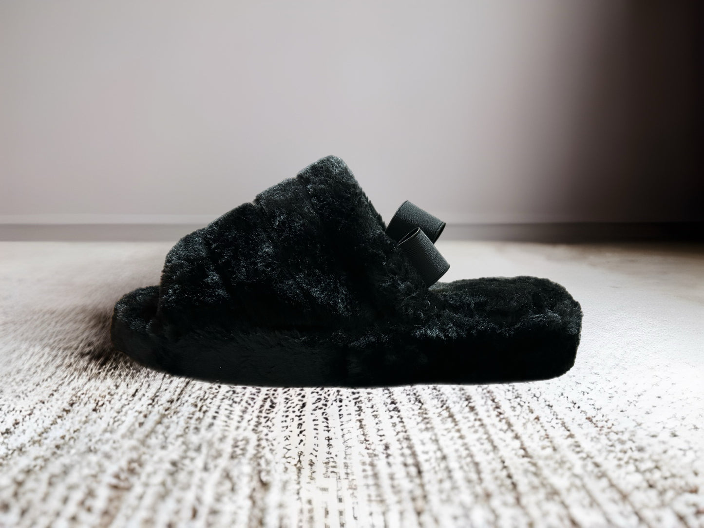 Fur slides/slippers