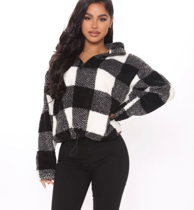 Roxy flannel sweater