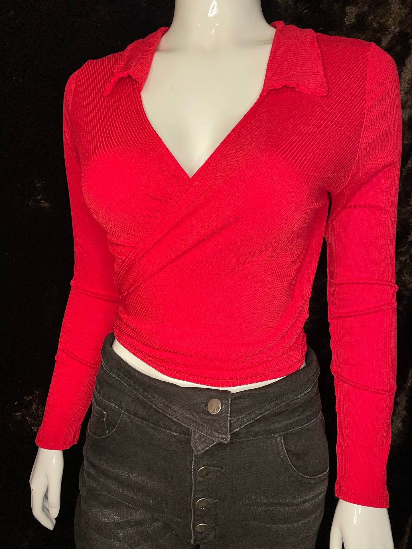 Lashe Red Top