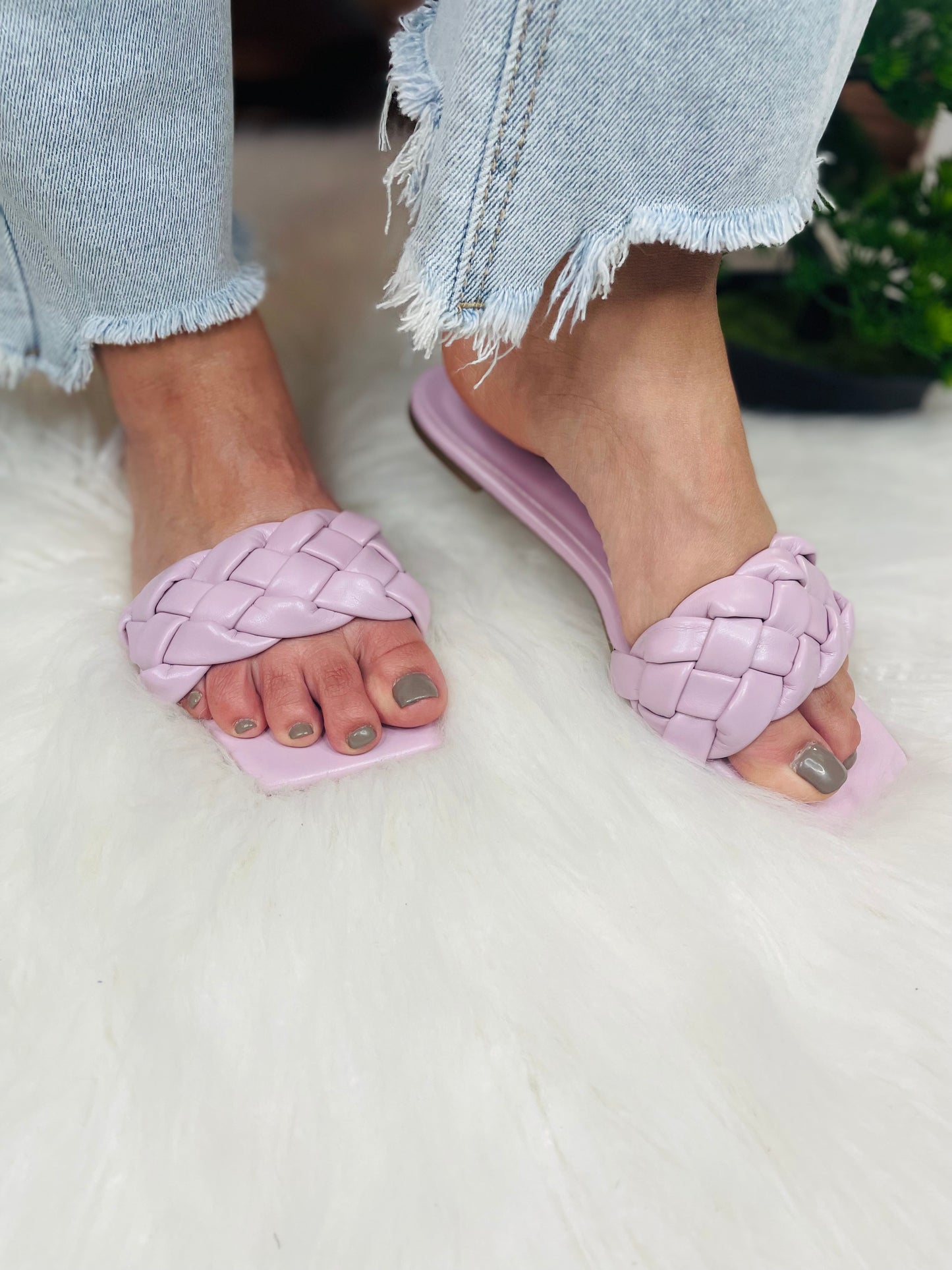 Block Lavender Sandal