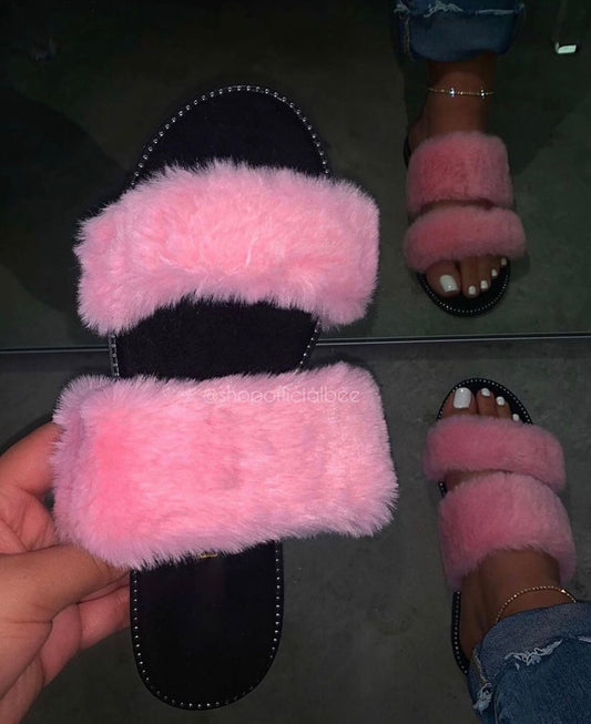 Minxx Pink slide~ sandals